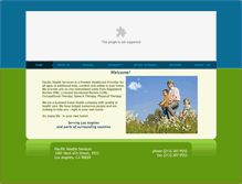 Tablet Screenshot of pacifichealthservicesathome.com